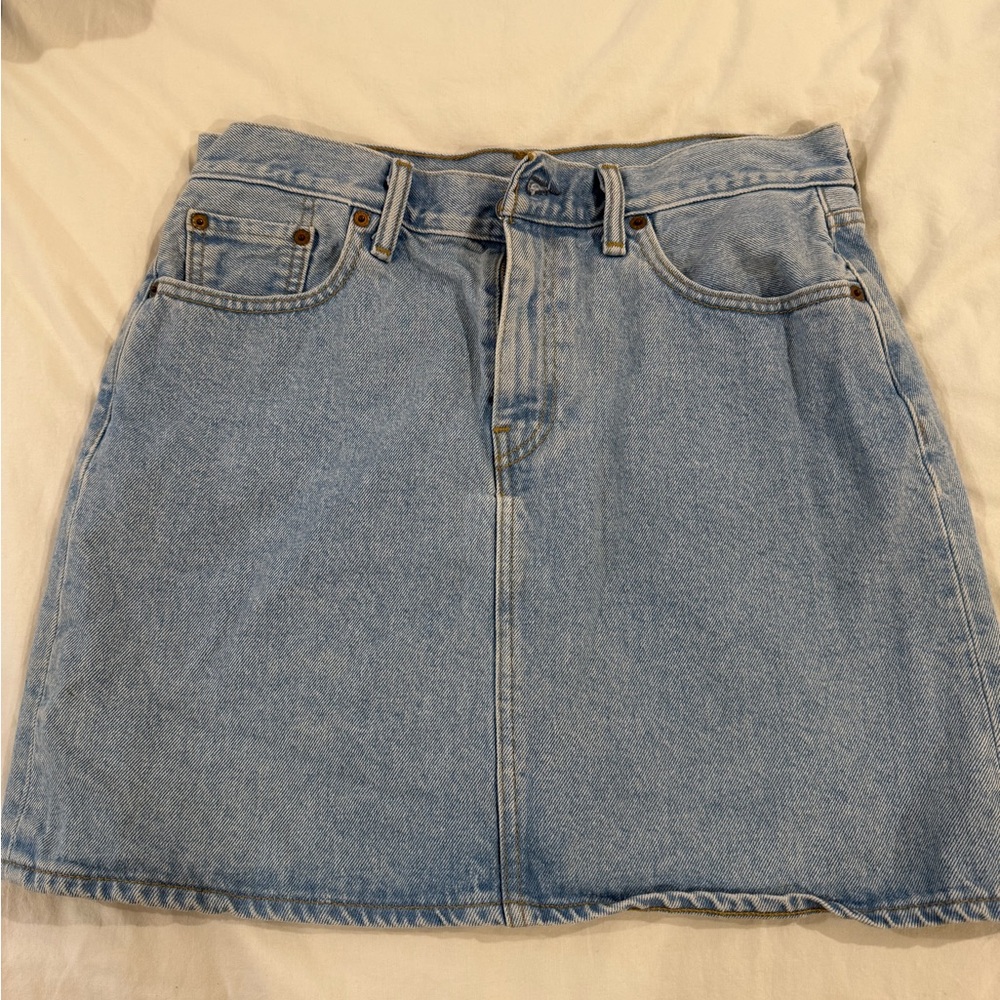 Levi's Light Blue Denim Skirt